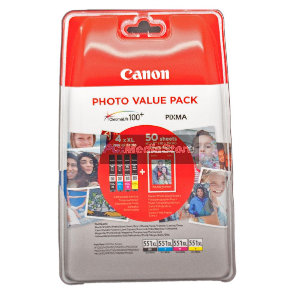 Canon CLI-551 C/M/Y/B PC:MediaStore kaufen Multipack | (auf Lager) XL Aschaffenburg