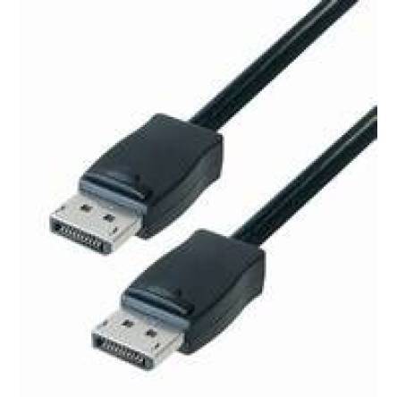 Anschlusskabel DisplayPort 1.2 4K / UHD @60Hz vergoldete Kontakte OFC schwarz 5m Good Connecti