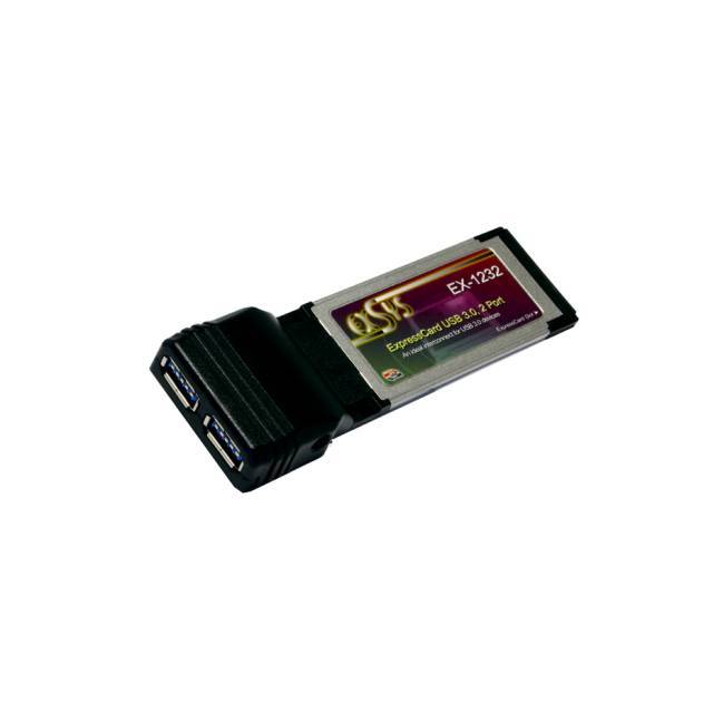 USB 3.0 ExpressCard Karte mit 2 Ports Exsys [EX-1232]